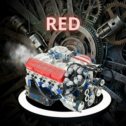 🎉 50% OFF Today Only! Gasoline V8 Engine Model – Full Motion, Water-Cooled, LED ⚙️