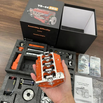 🎉 50% OFF Today Only! Gasoline V8 Engine Model – Full Motion, Water-Cooled, LED ⚙️