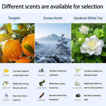 Dynamic Light Snow Mountain  Car Fragrance Diffuser