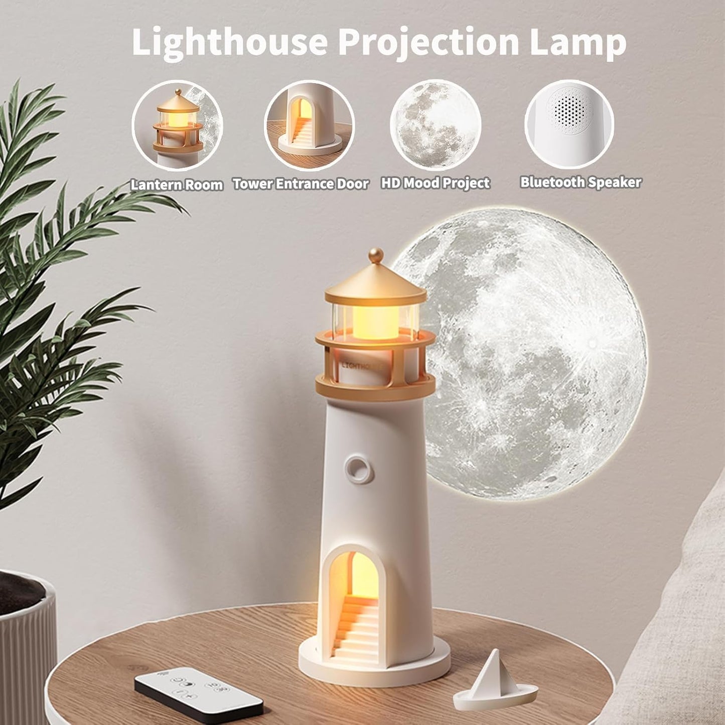 Lighthouse Night Light Moonlight Lamp