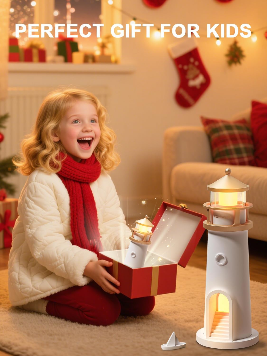 Lighthouse Night Light Moonlight Lamp